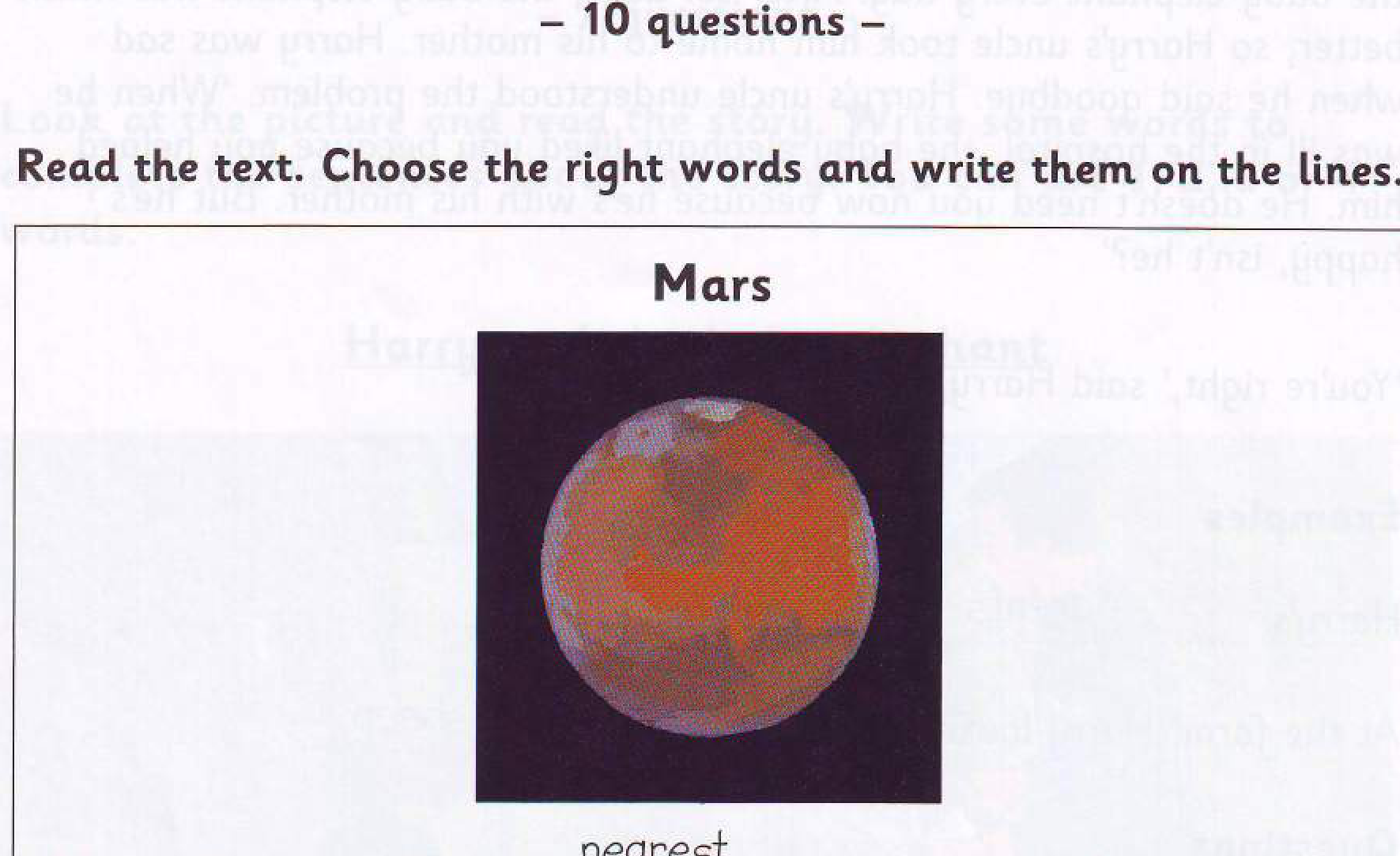 The red planet Mars