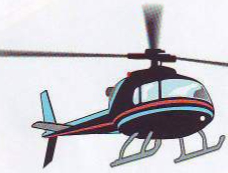 A helicopter