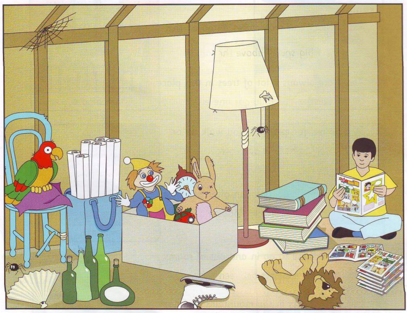 Part 2 scene: a room with toys