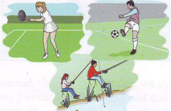 People playing sport