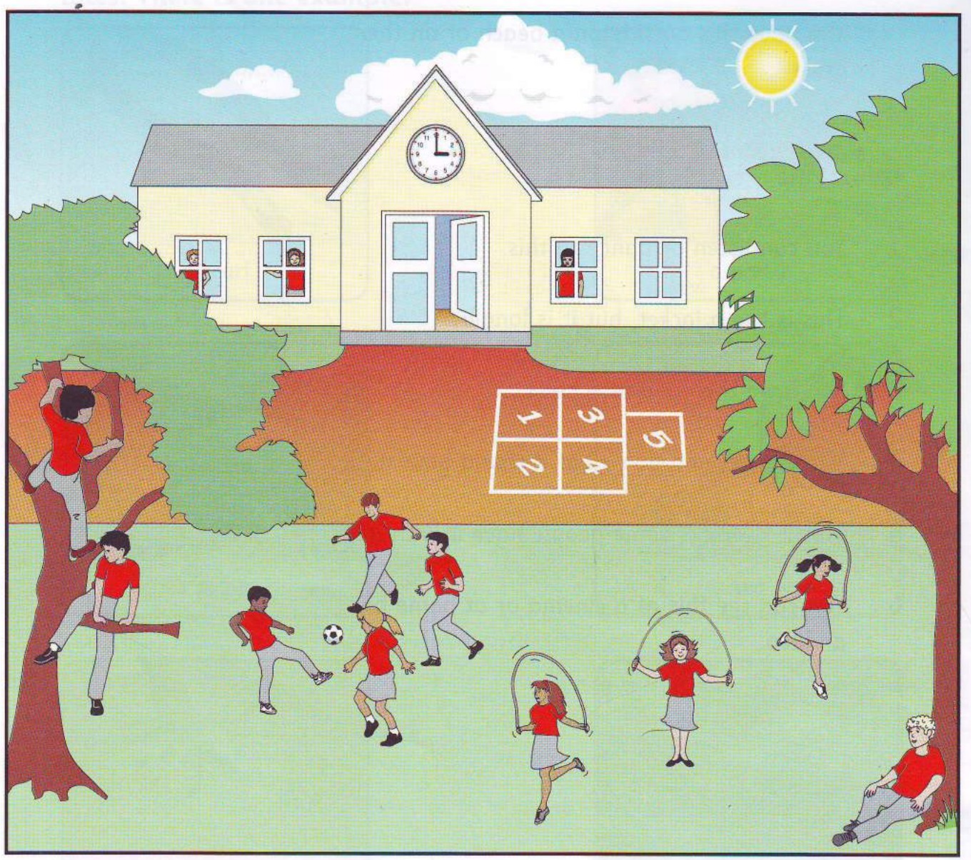 Part 2 scene: a school playground