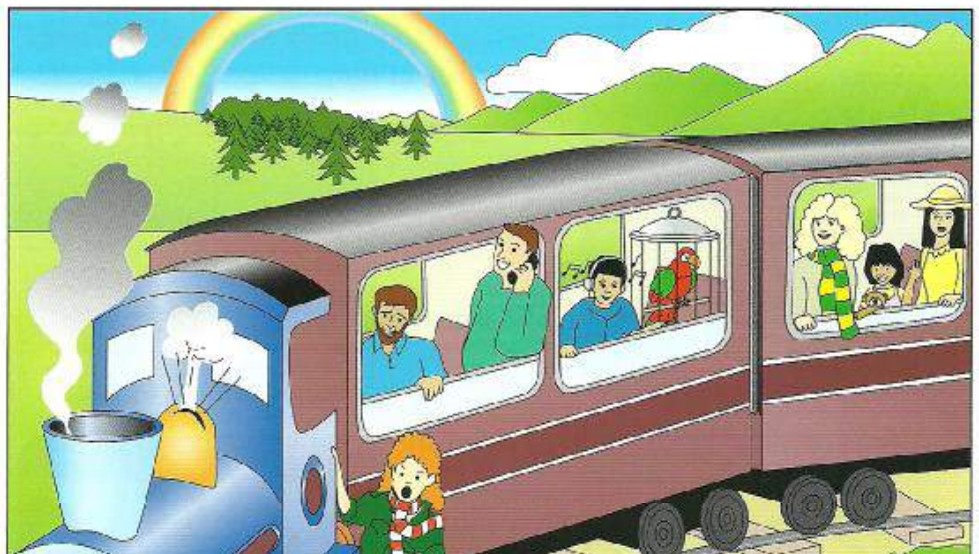 Part 2 scene: a train