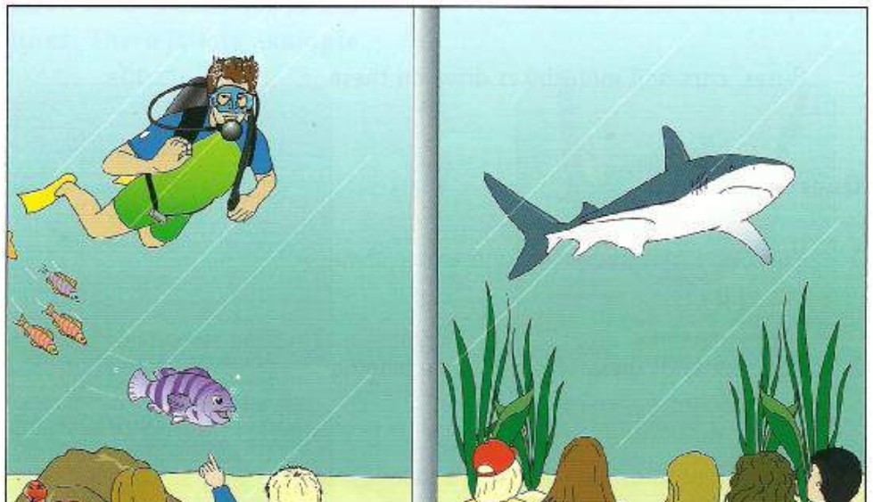 Part 2 scene: an aquarium