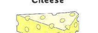 A piece of cheese