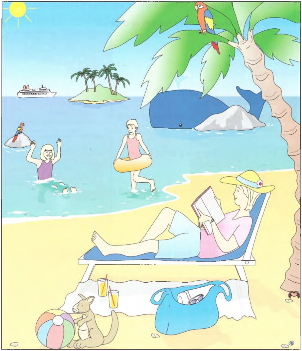 Part 2 scene: a beach by the sea