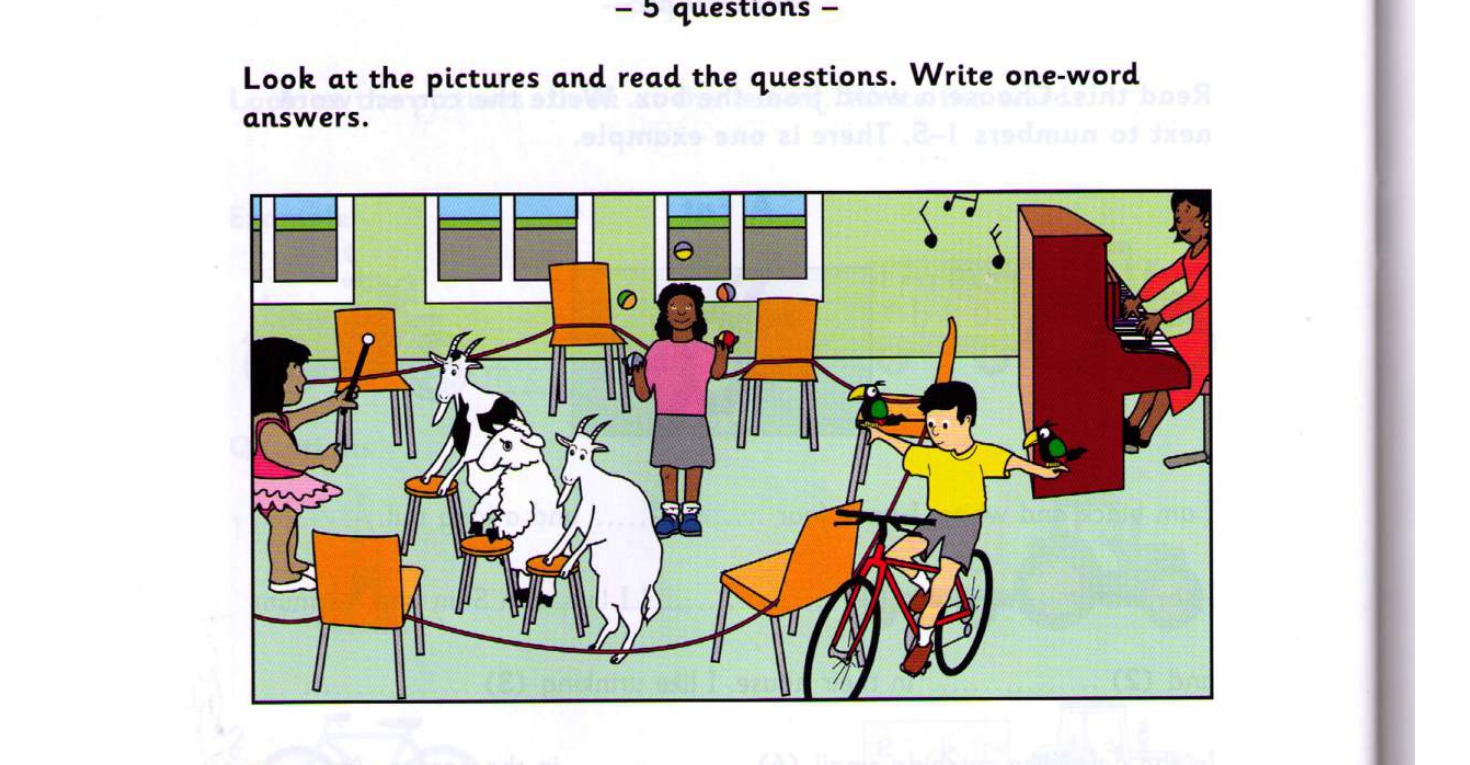 Scene A: boy on bicycle