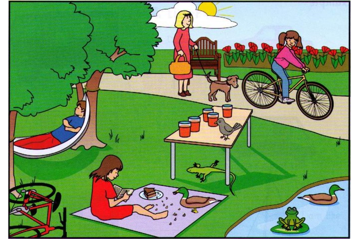 Part 2 scene: a park picnic