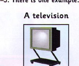 A television