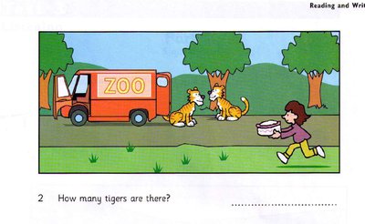 Tigers escaping + girl in tree scene