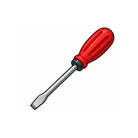 a screwdriver