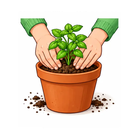 planting herbs