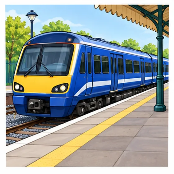 by train