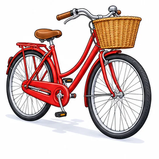 by bicycle