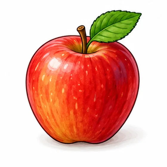 an apple