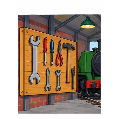 engine shed tool board