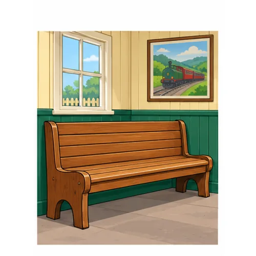 waiting-room bench