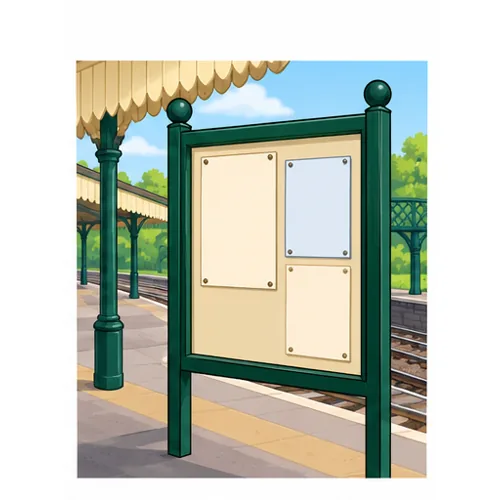 platform notice board