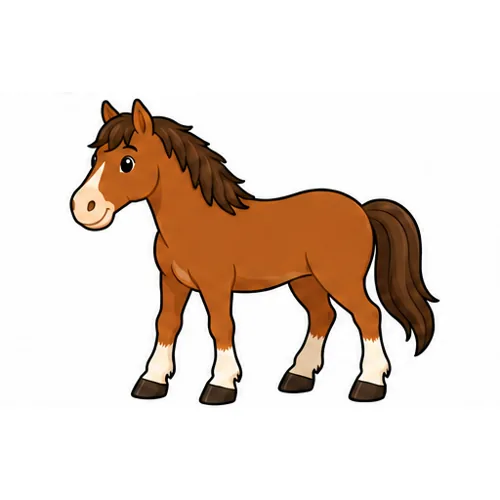 a horse
