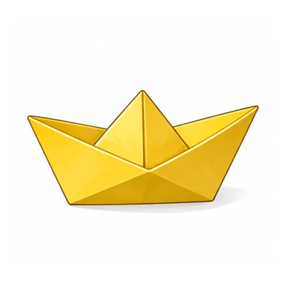 a paper boat