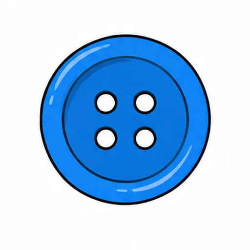 a blue button