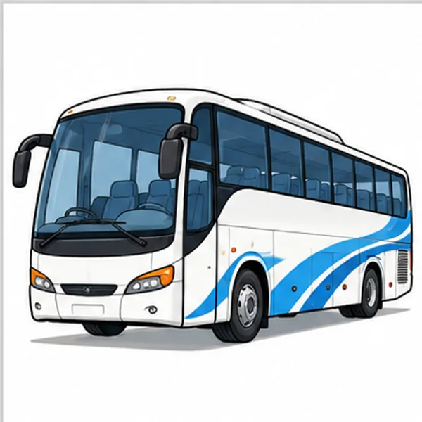 By coach