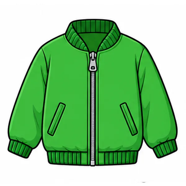 green jacket