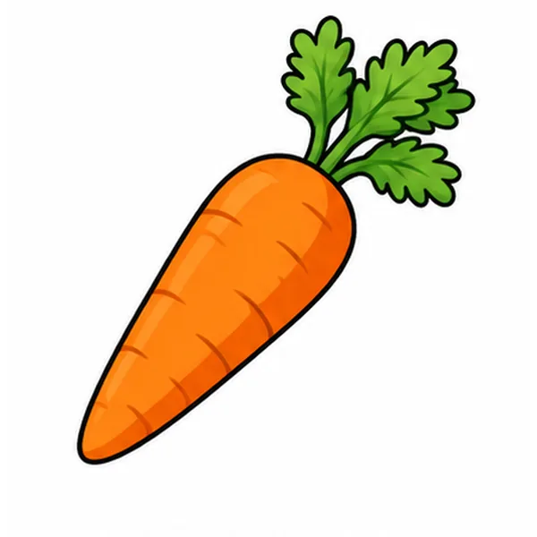 One orange carrot
