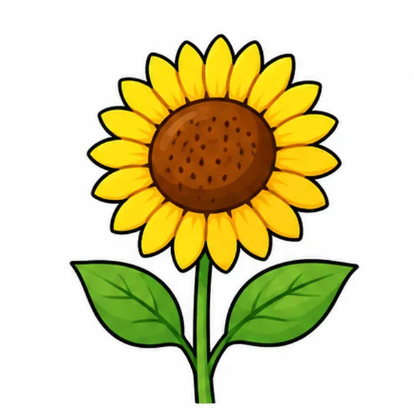 One yellow flower
