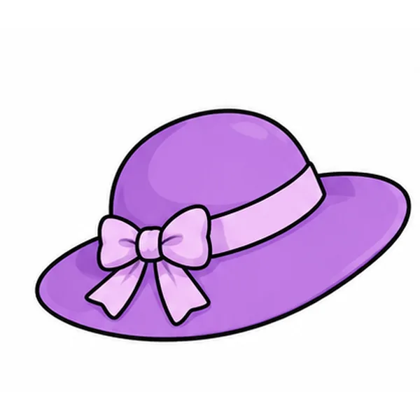 A purple hat