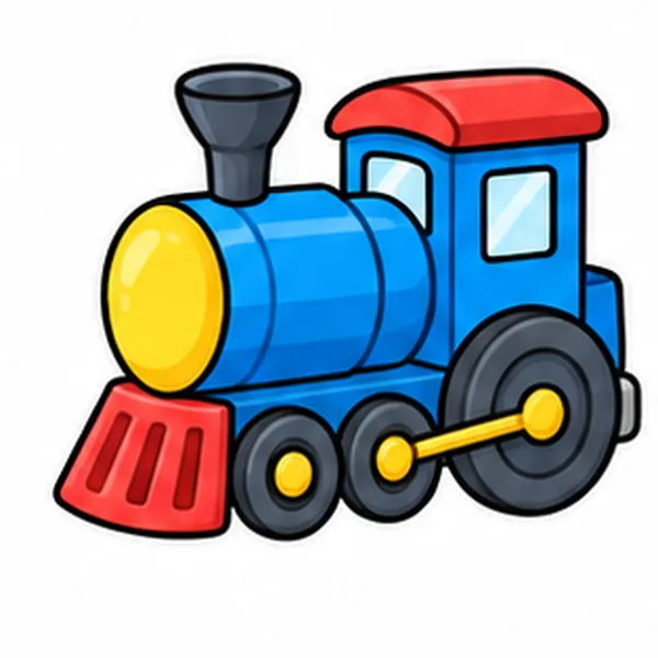 An illustrated train for the spelling task